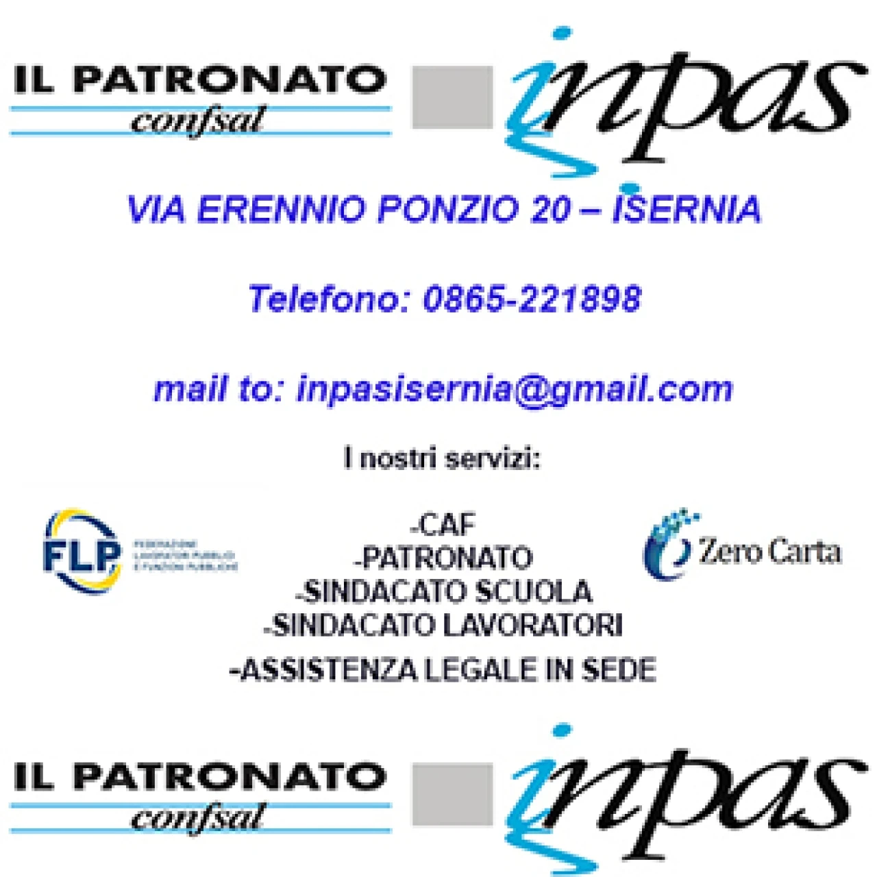 Banner Inpas Luigi Marra 306 per 306 pixel